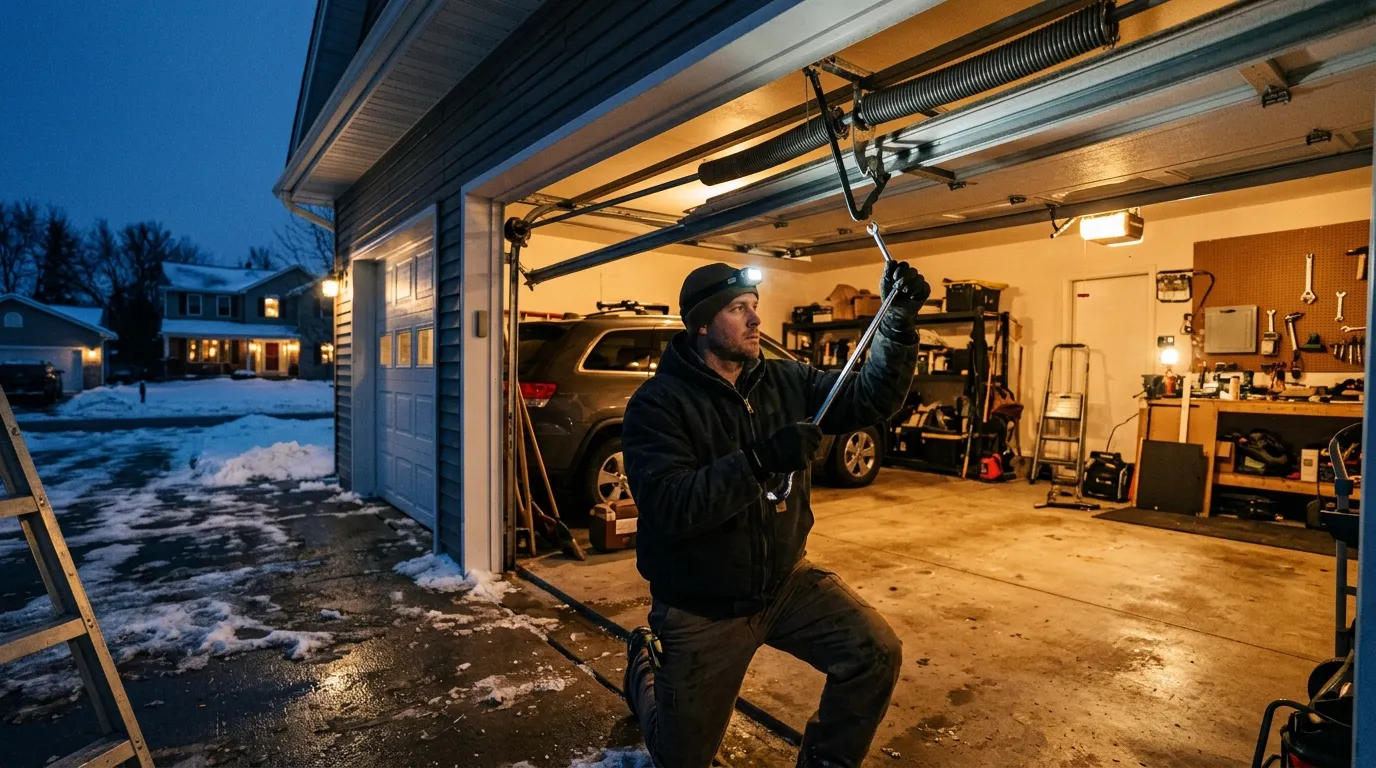 Why Garage Door Springs Fail Early in Lawton's Cold Snaps
